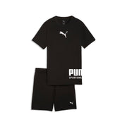Sport Tee And Shorts Set B - Nero