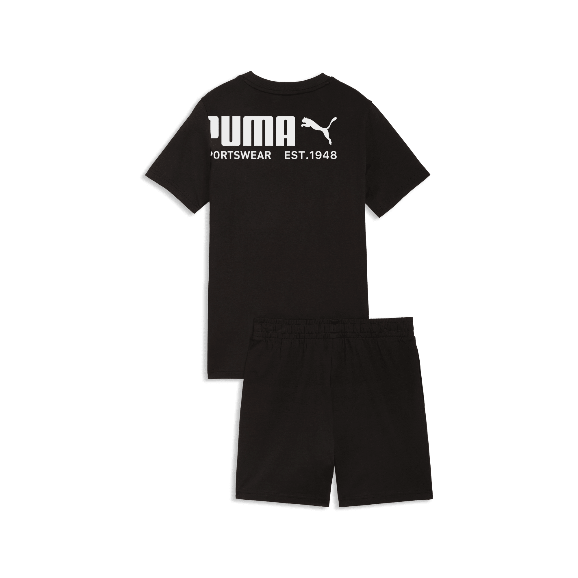 Sport Tee And Shorts Set B - Nero