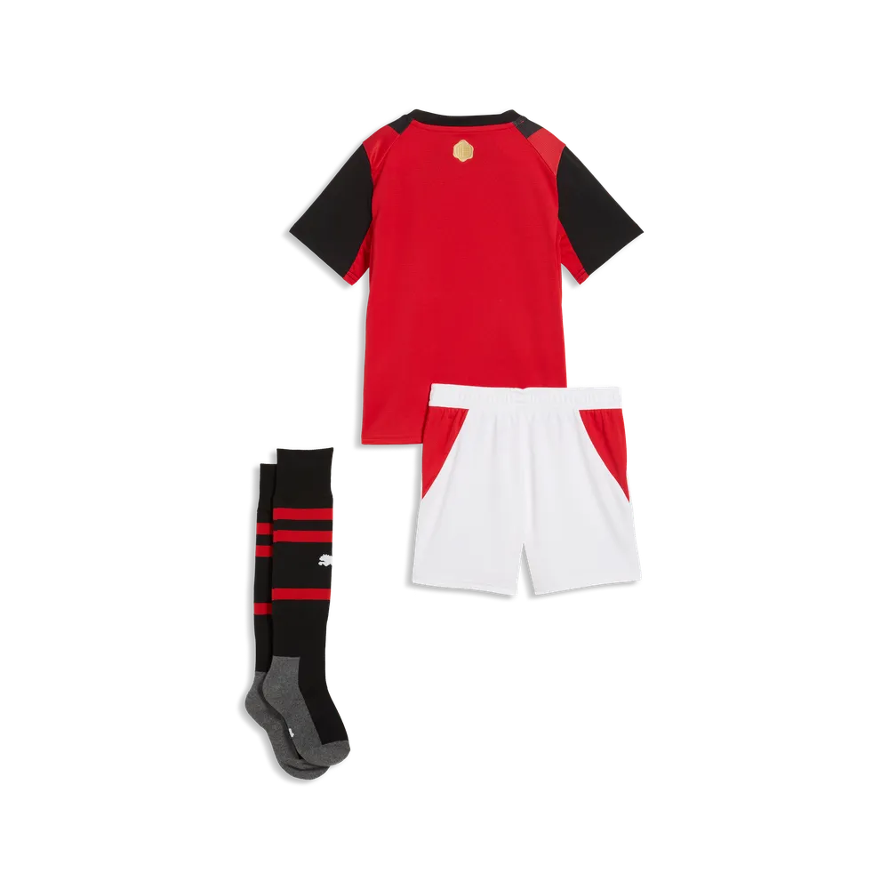 Mini completo Home AC Milan 26/27 per bambini - Nero
