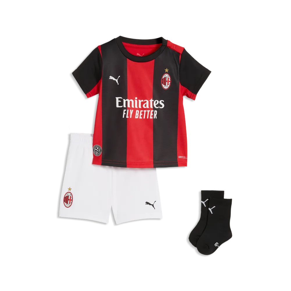Tuta Home AC Milan 26/27 per ragazzi - Nero