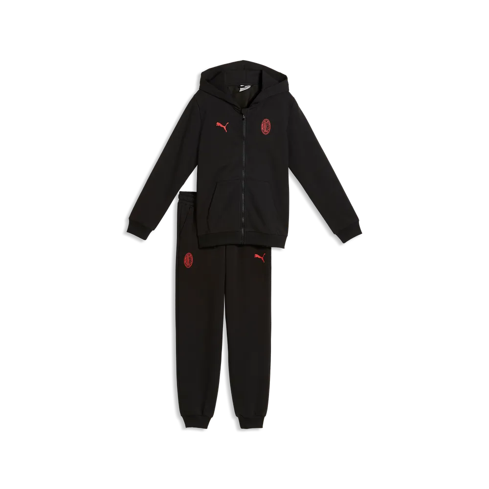 Completo sportivo AC Milan FtblCulture Cotton Fansuit Junior - Nero