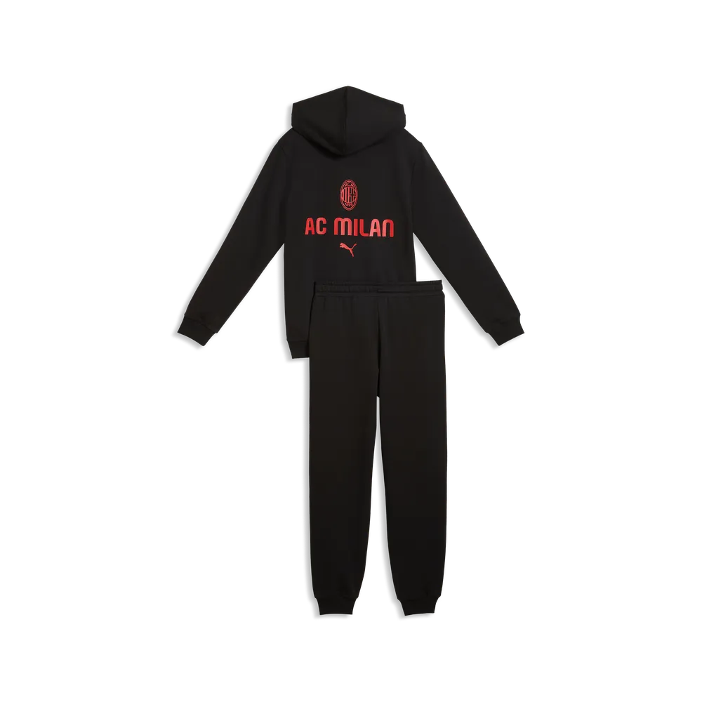 Completo sportivo AC Milan FtblCulture Cotton Fansuit Junior - Nero