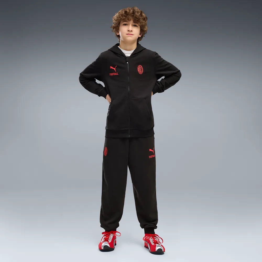 Completo sportivo AC Milan FtblCulture Cotton Fansuit Junior - Nero