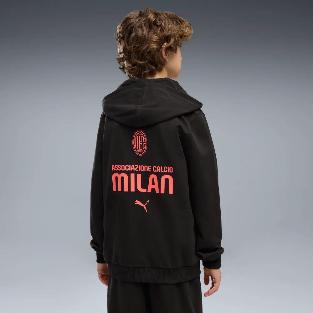 Completo sportivo AC Milan FtblCulture Cotton Fansuit Junior - Nero
