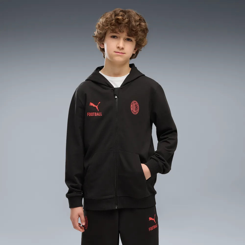 Completo sportivo AC Milan FtblCulture Cotton Fansuit Junior - Nero