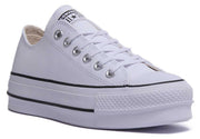 Sneakers Chuck Taylor All Star Lift Clean Ox - Bianco/Nero