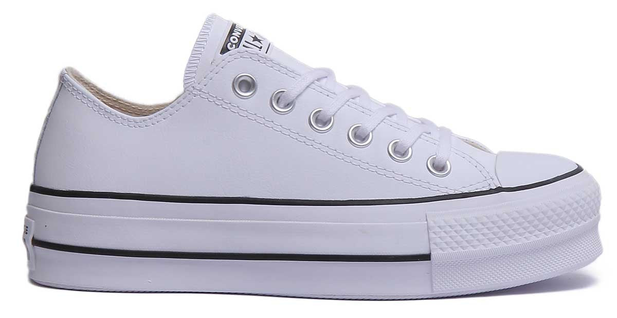 Sneakers Chuck Taylor All Star Lift Clean Ox - Bianco/Nero