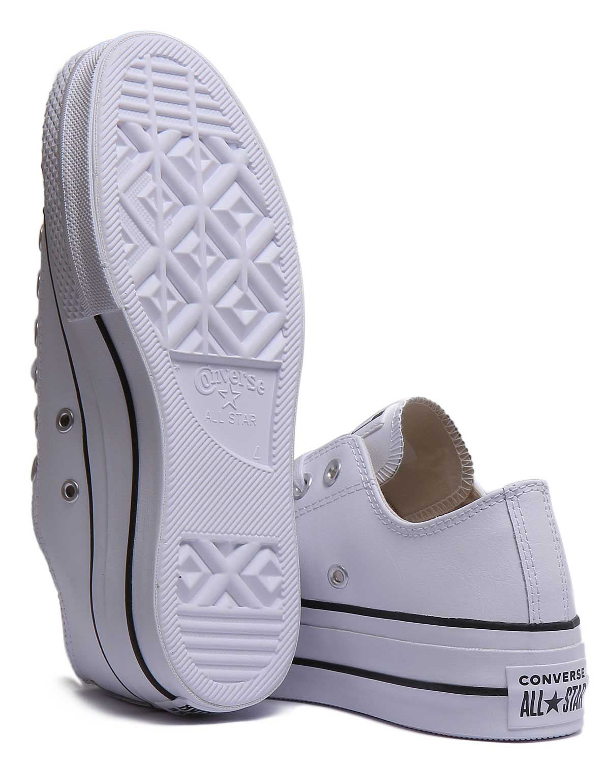 Sneakers Chuck Taylor All Star Lift Clean Ox - Bianco/Nero