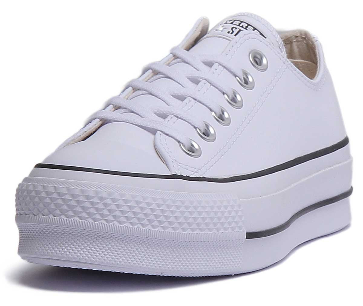 Sneakers Chuck Taylor All Star Lift Clean Ox - Bianco/Nero