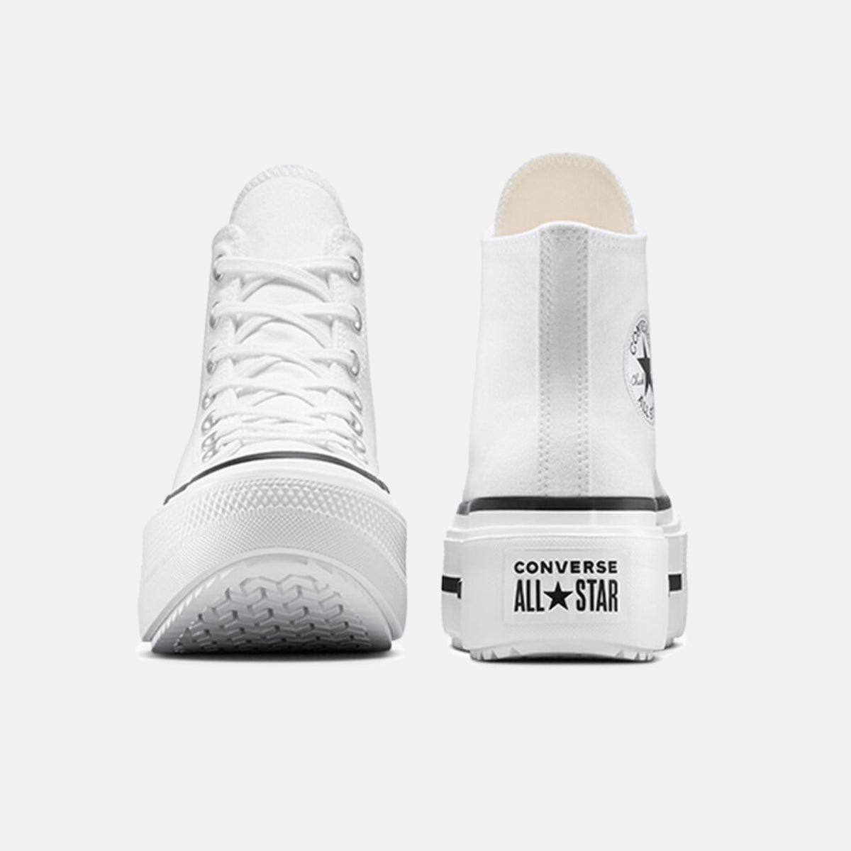 Sneakers Chuck Taylor All Star Lift Double Stack Hi - Bianco/Nero