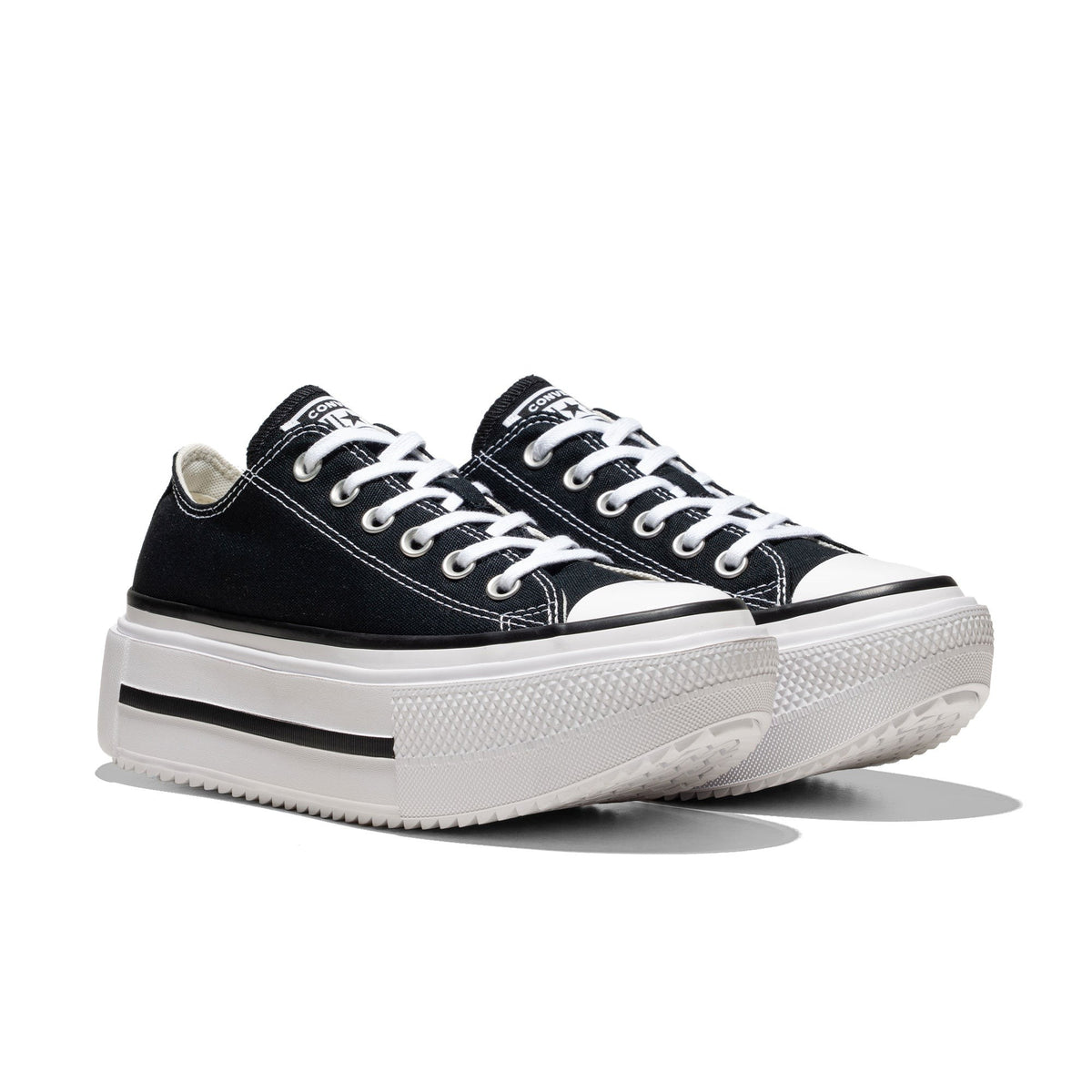 Sneakers Chuck Taylor All Star Lift Double Stack Ox - Nero/Bianco
