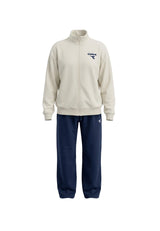 Tuta Full Zip Essential Sport - Bianco