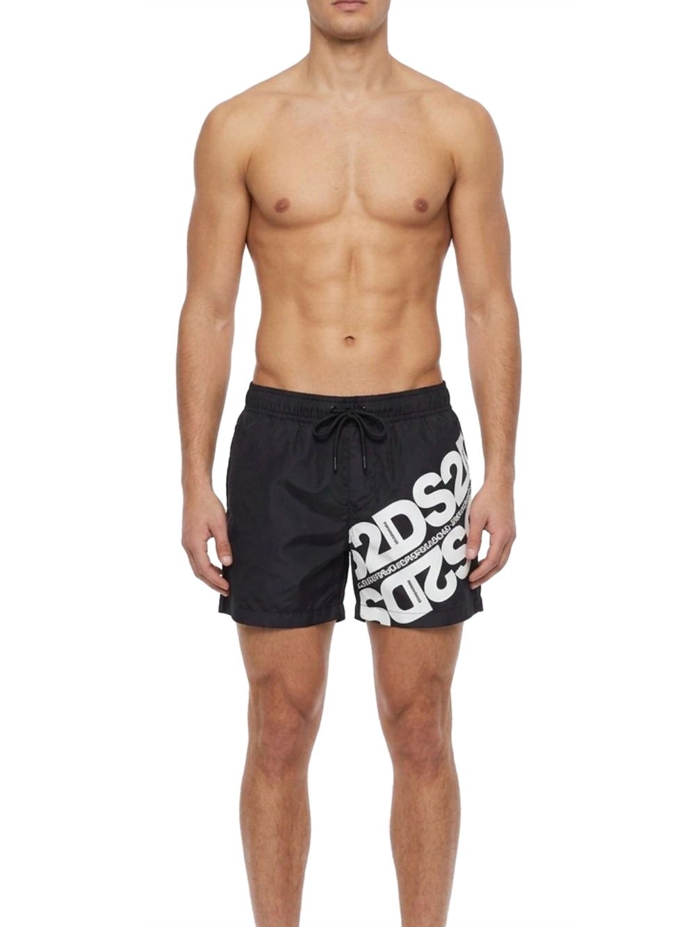 DS2 Costume Boxer con maxi logo diagonale