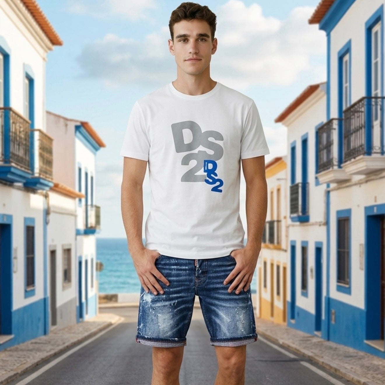 DS2 T-Shirt Bianco