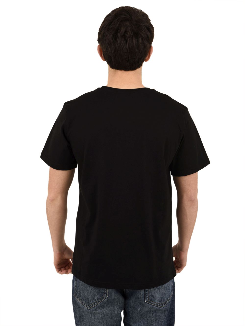 DS2 T-Shirt in cotone con logo petto Nero