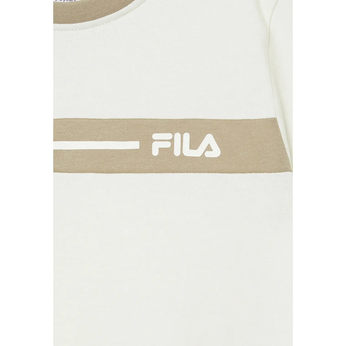T-Shirt Faverga Bambino - Bianco Panna
