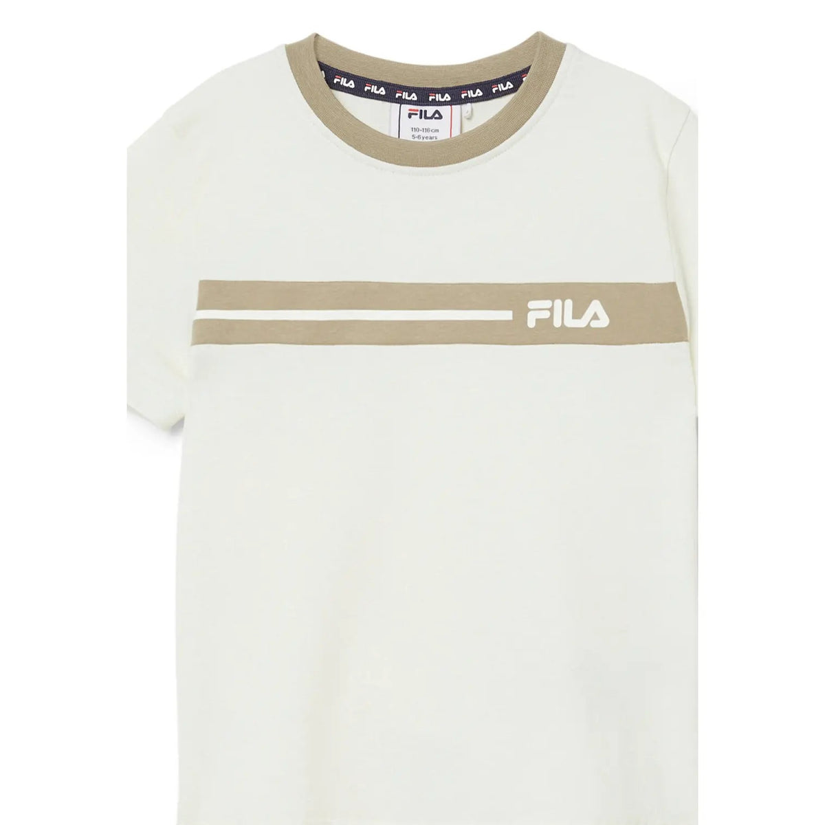 T-Shirt Faverga Bambino - Bianco Panna