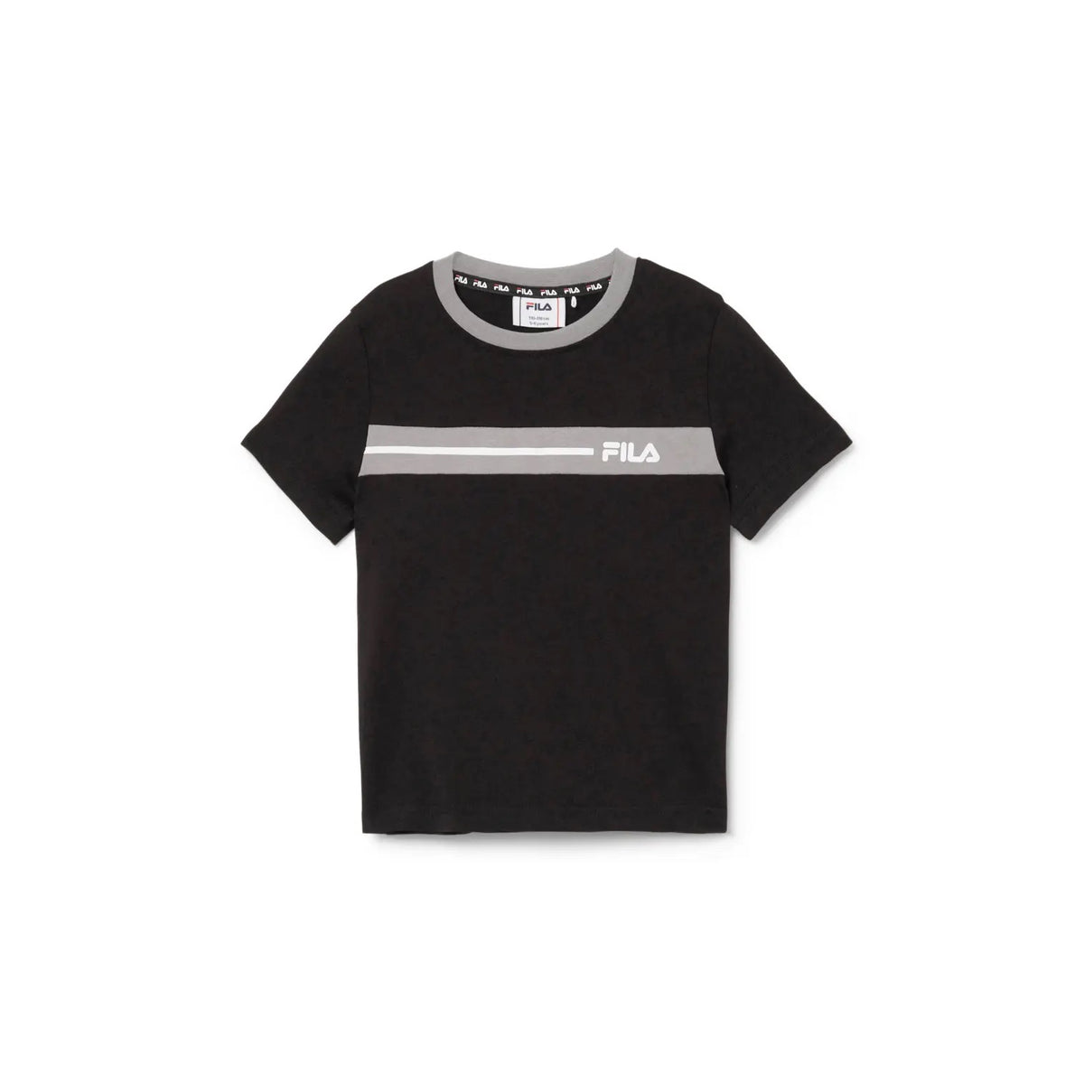 T-Shirt Faverga Bambino - Nero