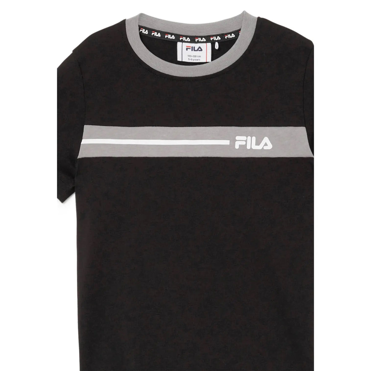 T-Shirt Faverga Bambino - Nero