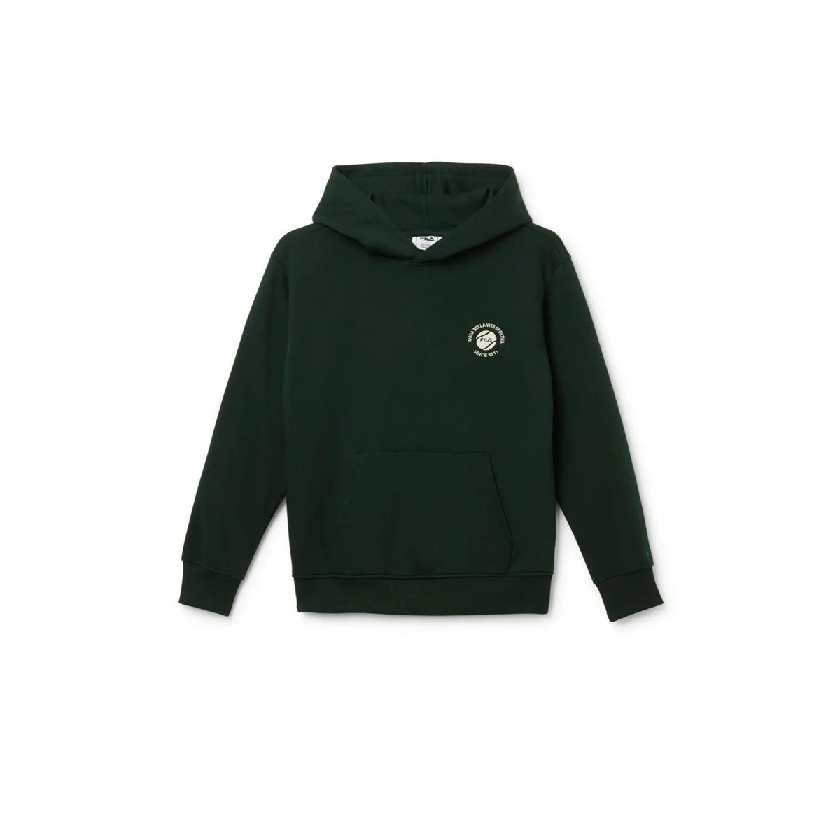 Felpa con Cappuccio Andalo Ragazzo - Verde Scuro
