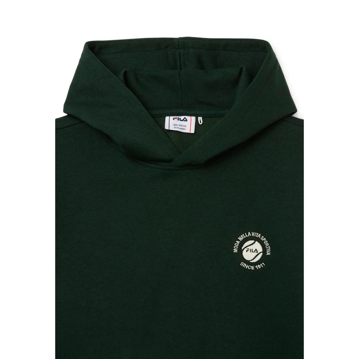 Felpa con Cappuccio Andalo Ragazzo - Verde Scuro