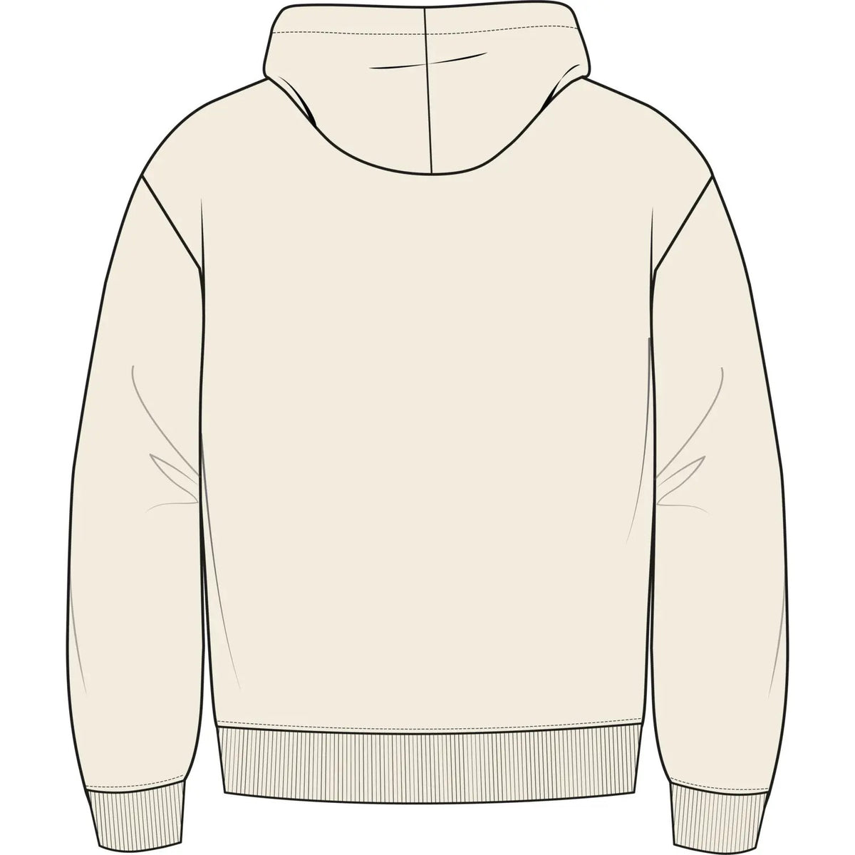 Felpa con Cappuccio Coredo Ragazzo - Bianco Panna