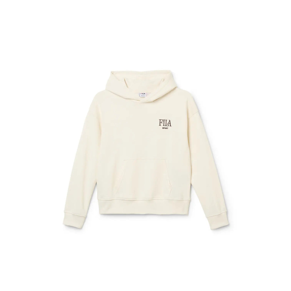 Felpa con Cappuccio Casateia Ragazzo - Bianco Panna