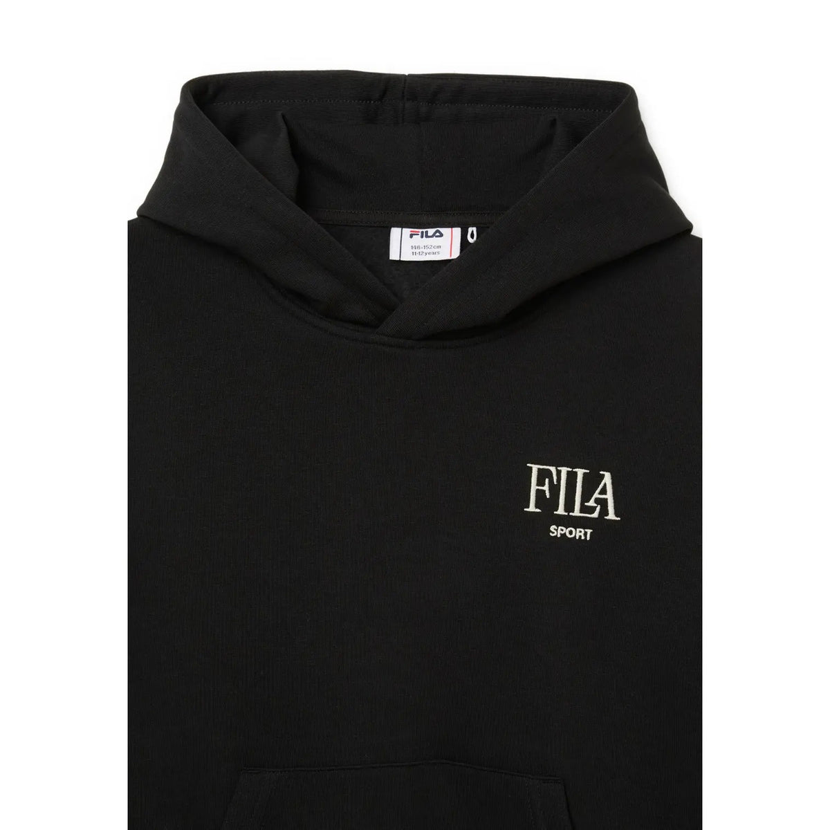 Felpa con Cappuccio Casateia Ragazzo - Nero