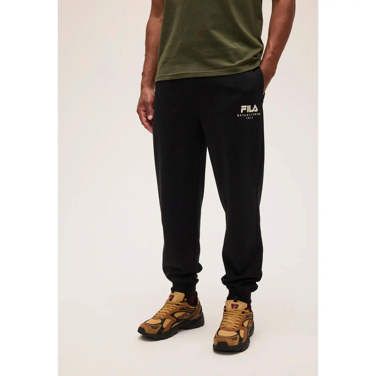 Pantaloni Fitness Valsera - Nero / Panna