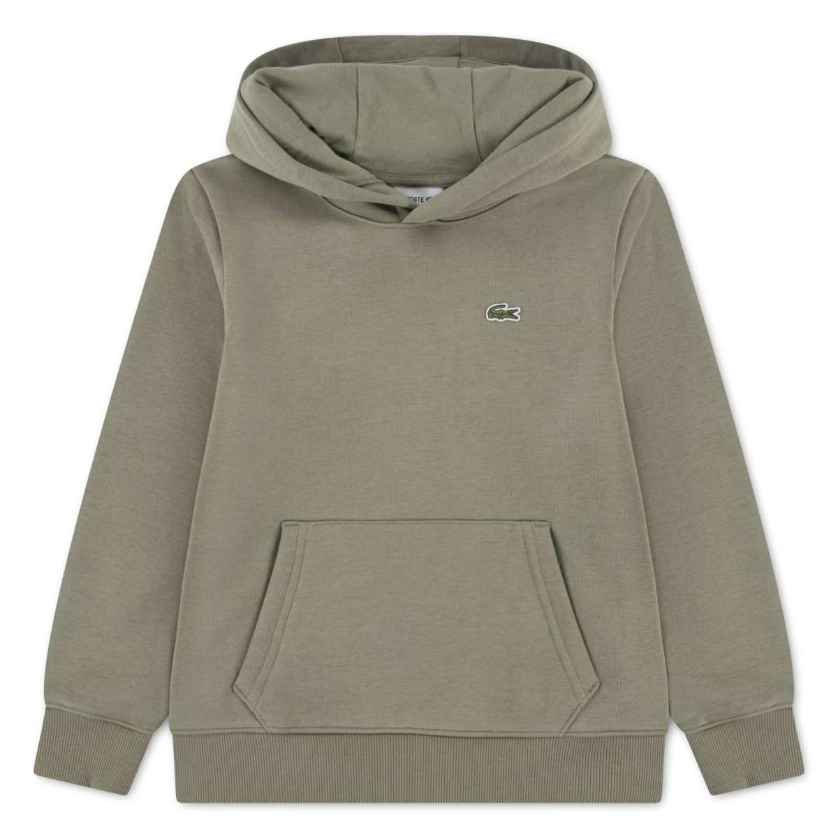Felpa con Cappuccio Core Fleece - Kaki