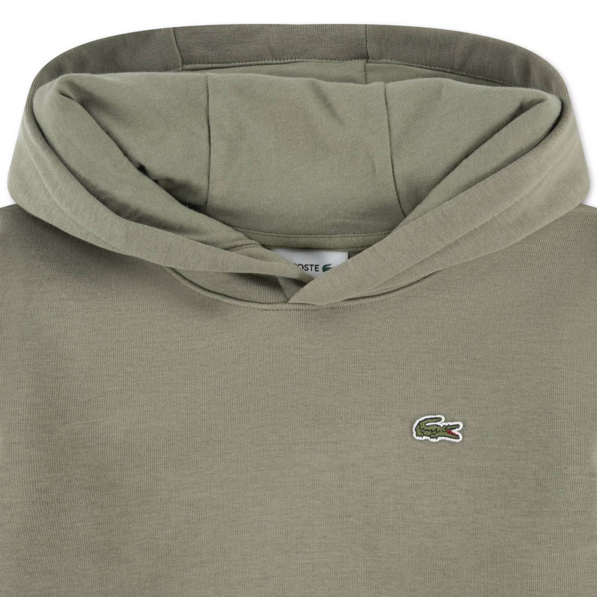 Felpa con Cappuccio Core Fleece - Kaki
