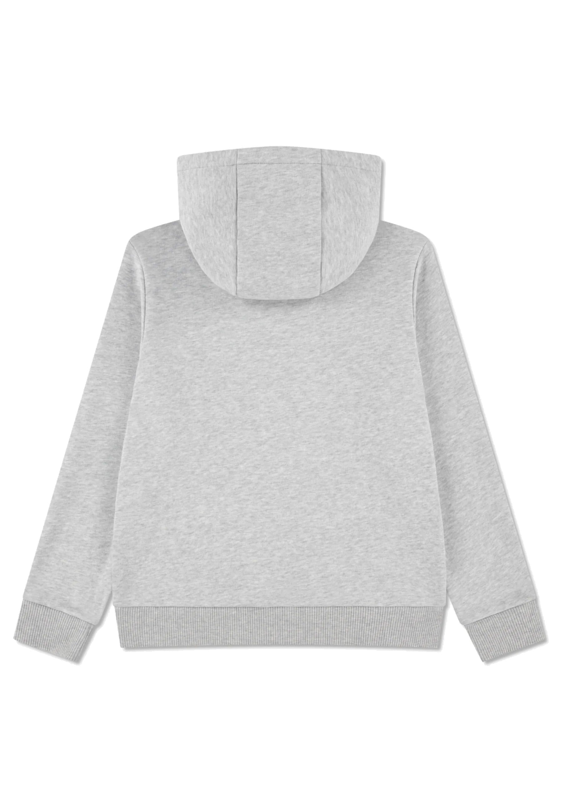 Felpa Full Zip French Terry - Argento Melange