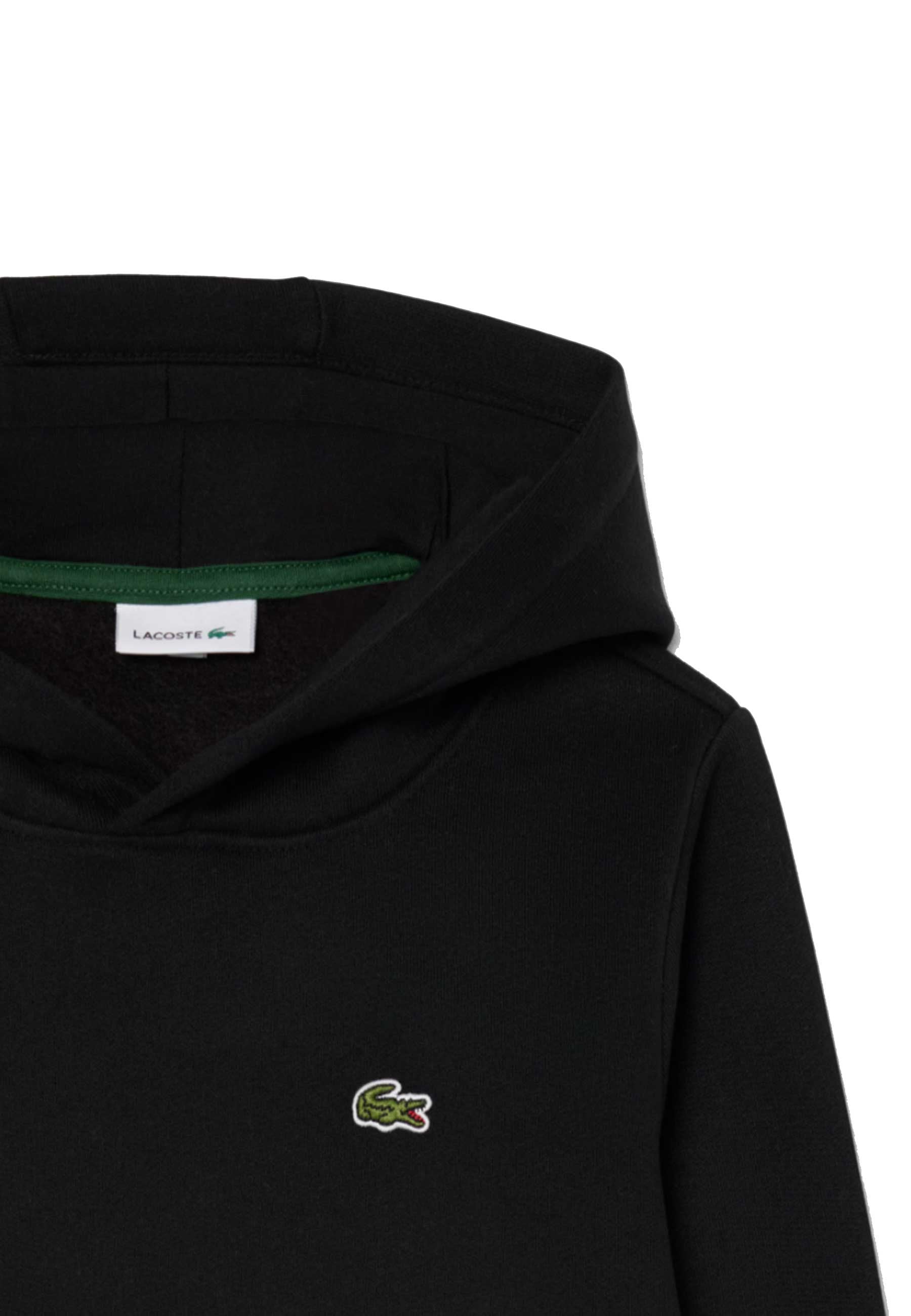 Felpa con Cappuccio French Terry - Nero