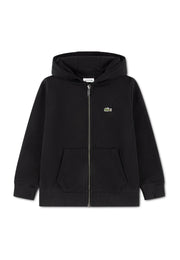 Felpa Full Zip French Terry - Nero