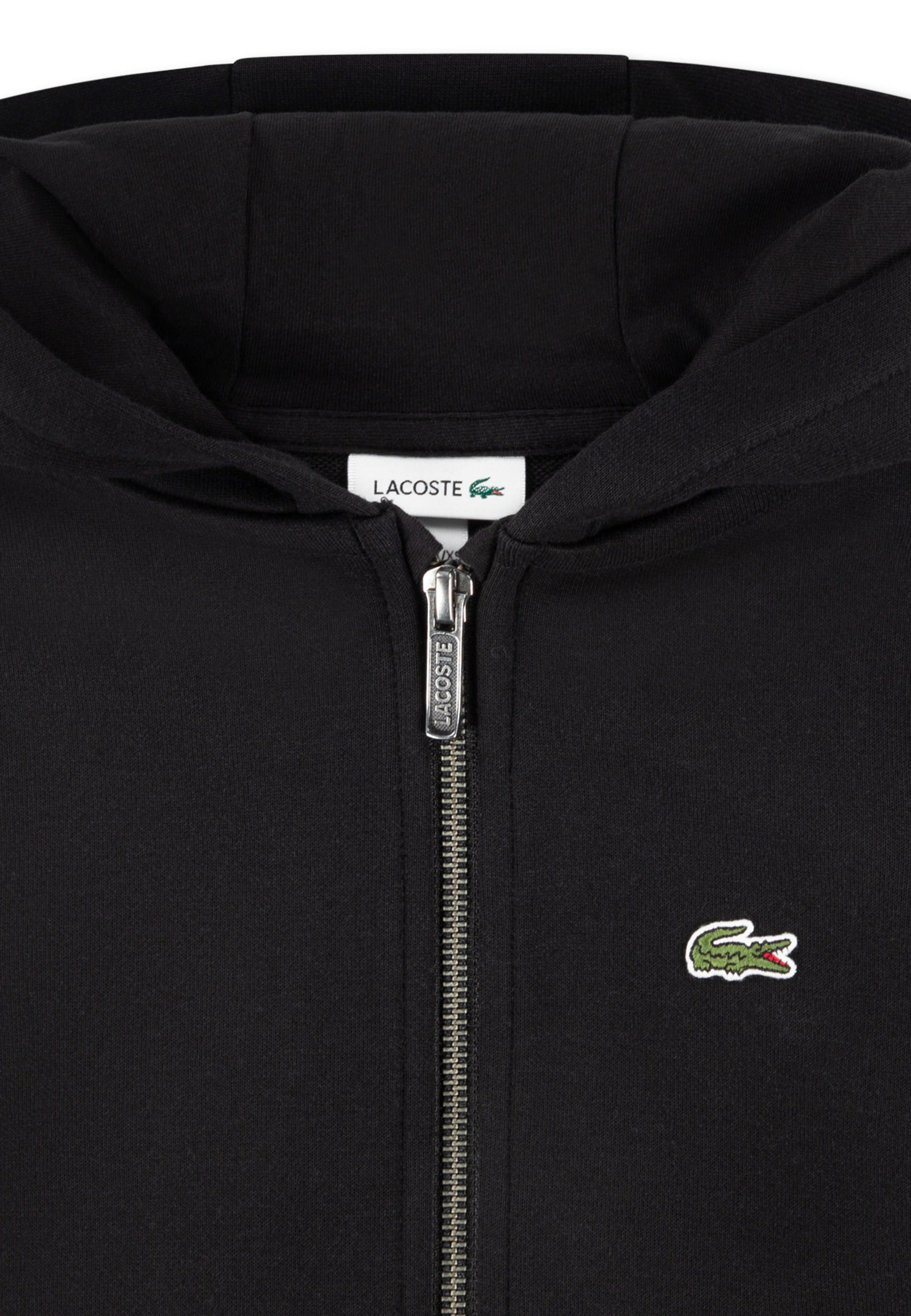 Felpa Full Zip French Terry - Nero