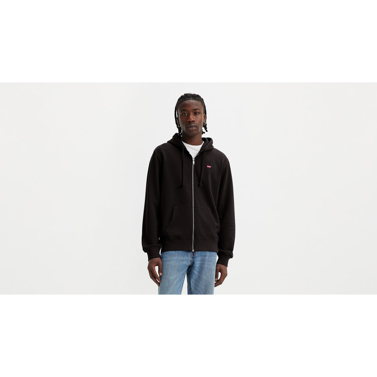 Felpa New Original Zip Up - Nero