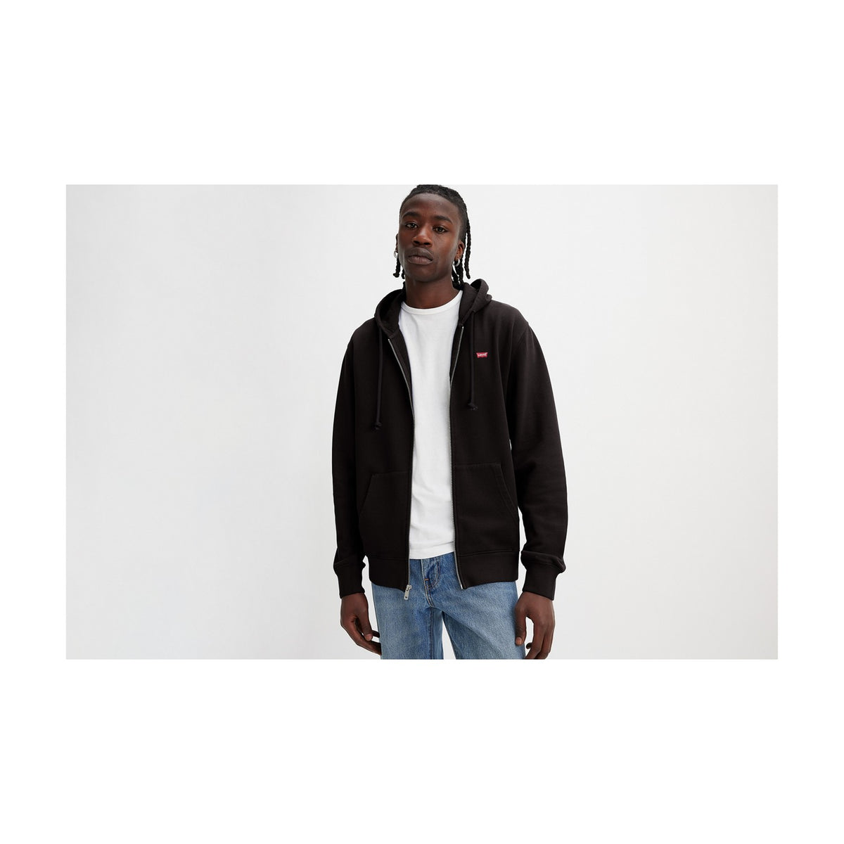 Felpa New Original Zip Up - Nero