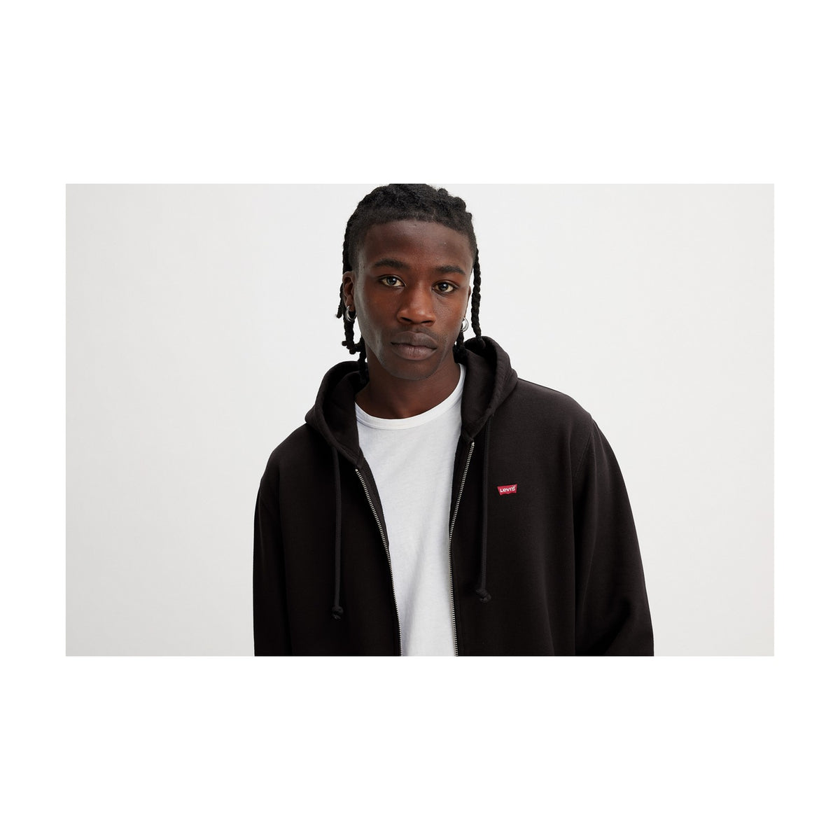 Felpa New Original Zip Up - Nero