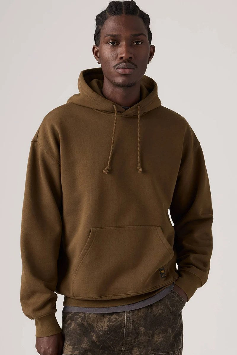 Felpa Workwear Pullover Hoodie - Marrone