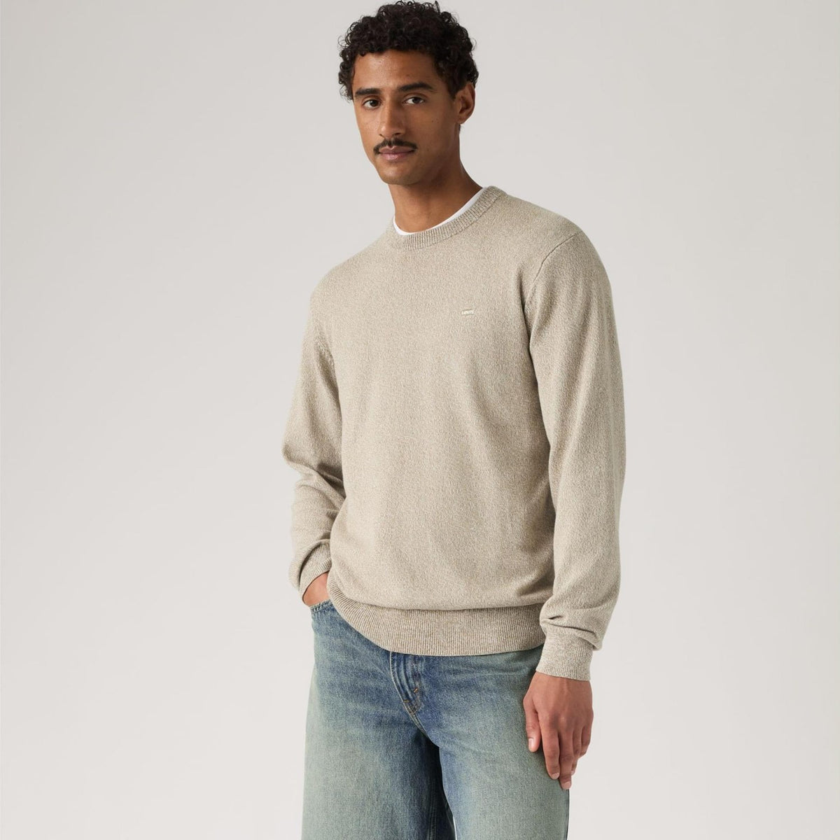 Felpa Lightweight Housemark - Marrone