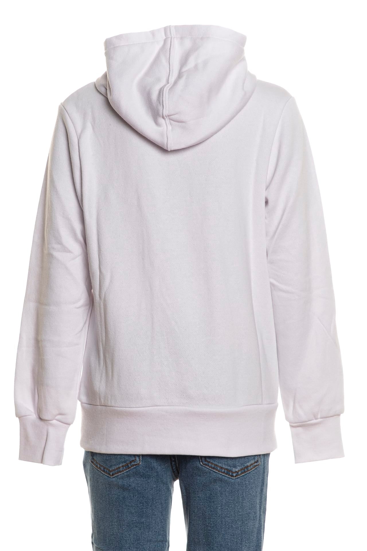 Felpa Girocollo Batwing Print Ragazzo - Bianco