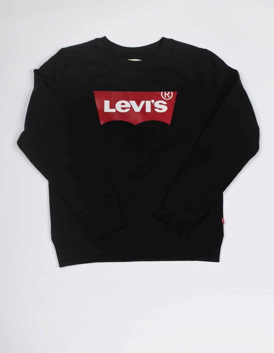 Felpa Girocollo Batwing Ragazzo - Nero