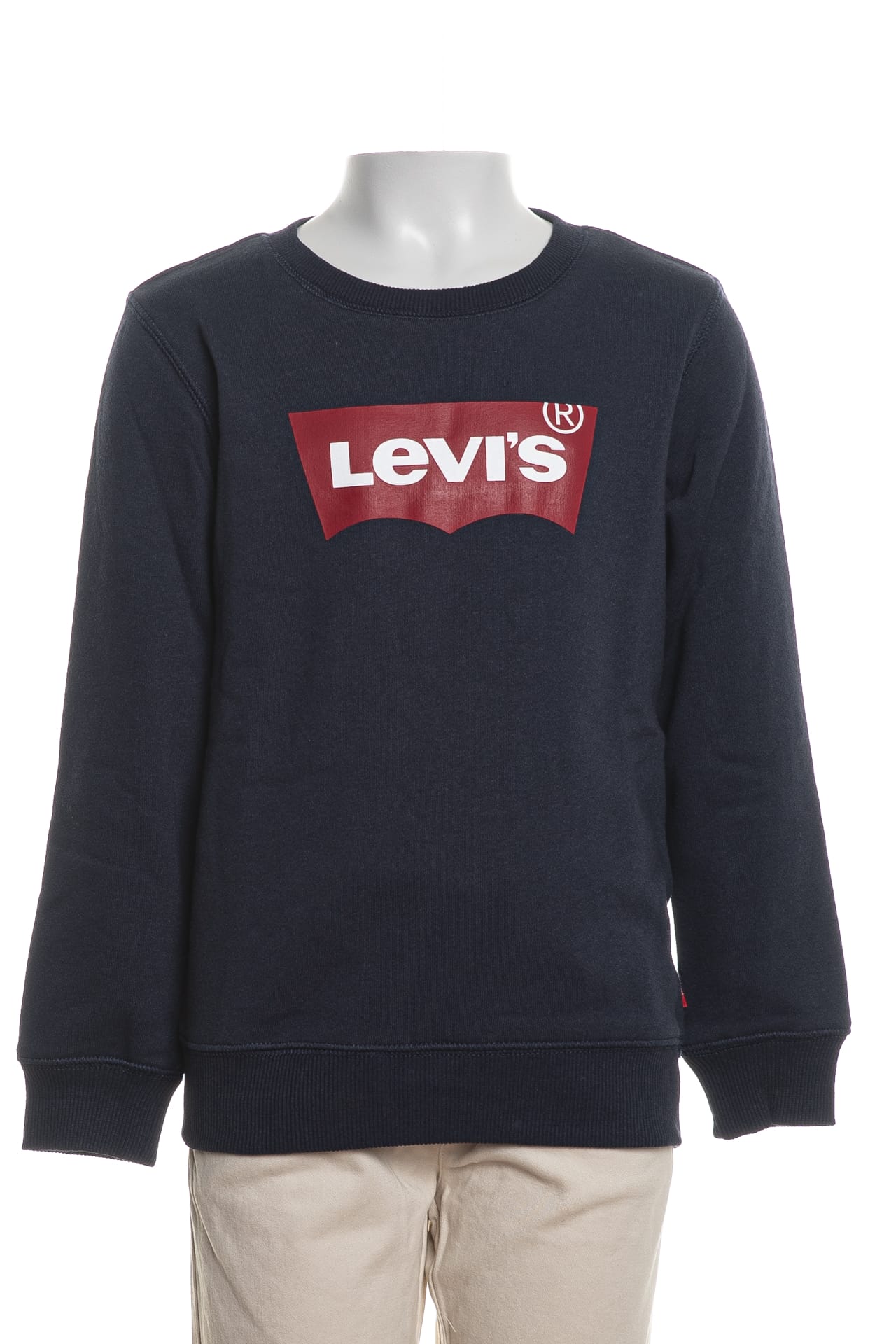 Felpa Girocollo Batwing Ragazzo - Blu