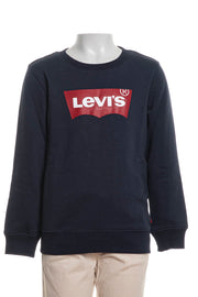 Felpa Girocollo Batwing Ragazzo - Blu