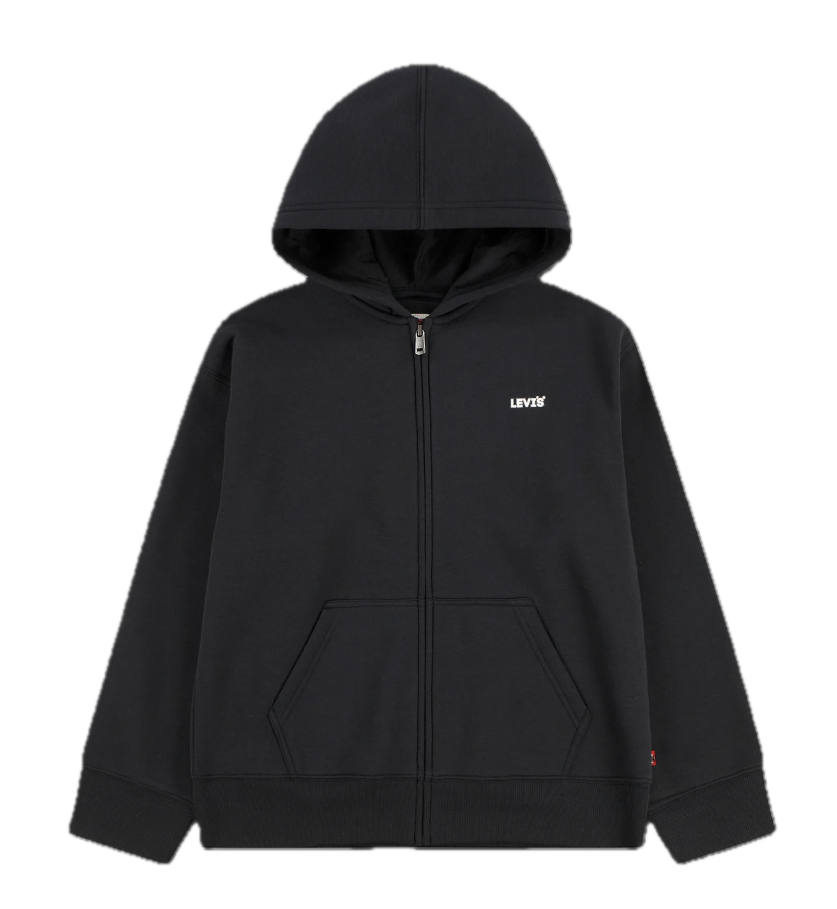 Felpa con Cappuccio Essential Ragazzo - Nero
