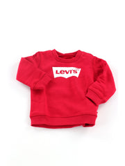 Felpa Girocollo Batwing Neonato - Rosso