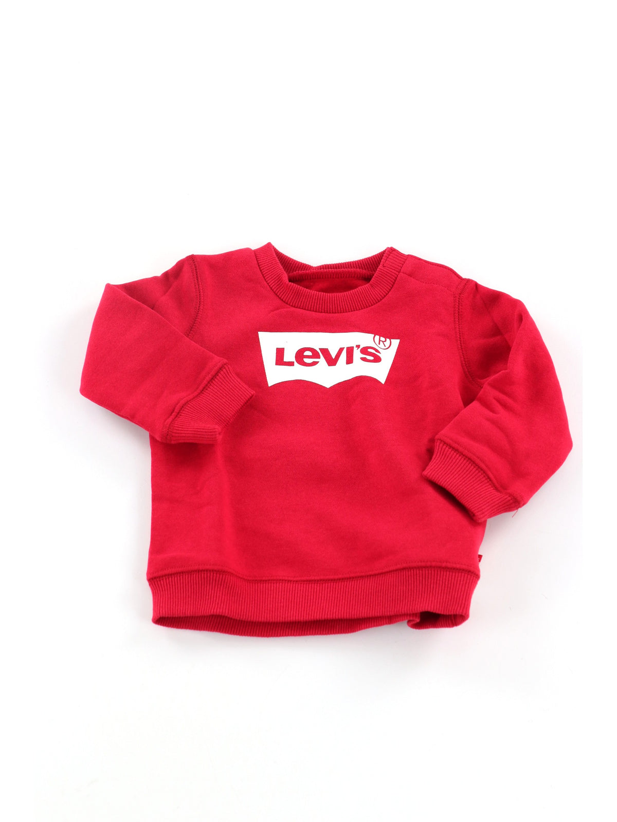 Felpa Girocollo Batwing Neonato - Rosso