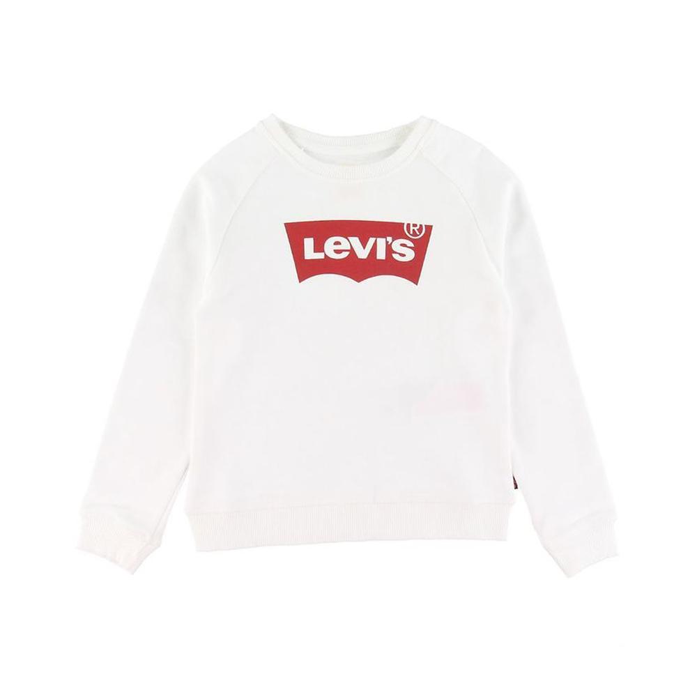 Felpa Girocollo Logo Ragazzo - Bianco