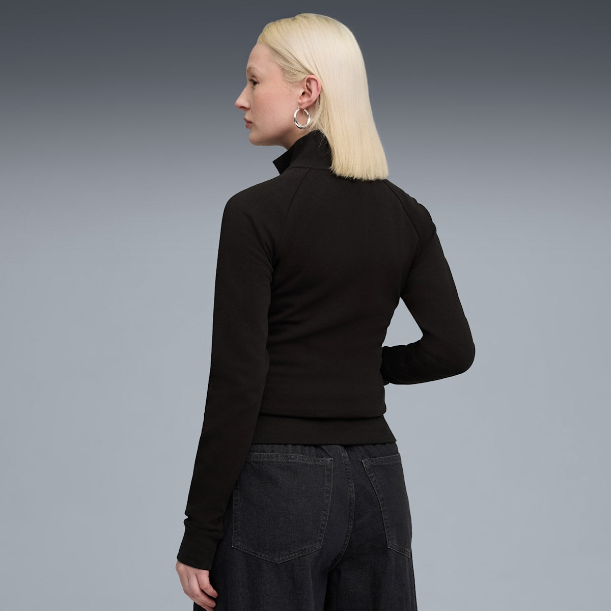 Puma ESS Slim Track Jacket DK - Nero Nero