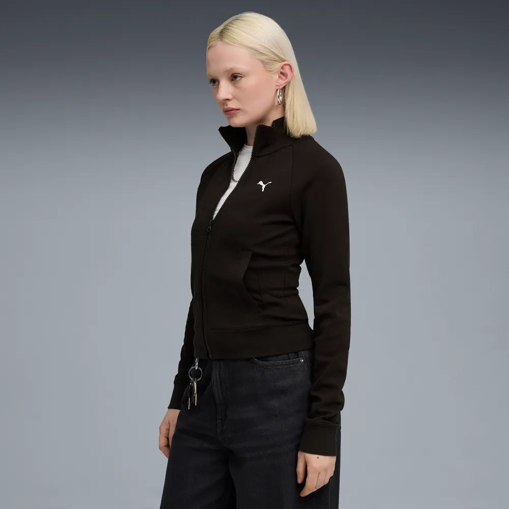 Felpa Essentials Slim Track Jacket - Nero